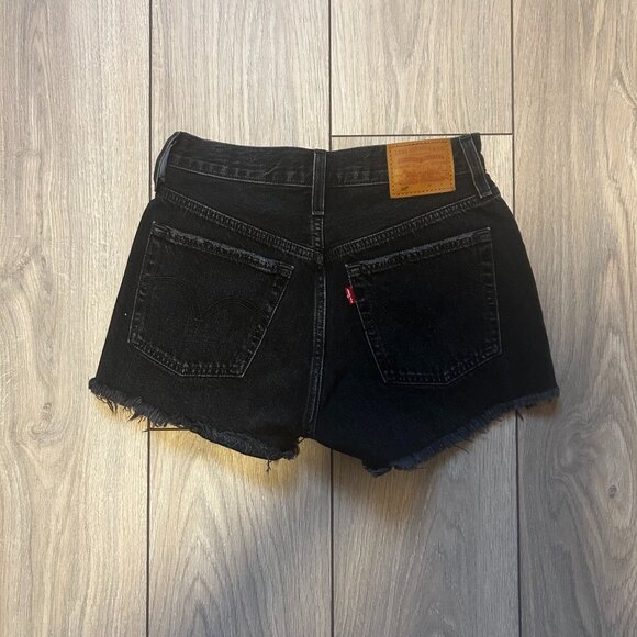 Levi's 501 High-Waisted Denim Shorts - Picture 2 of 2